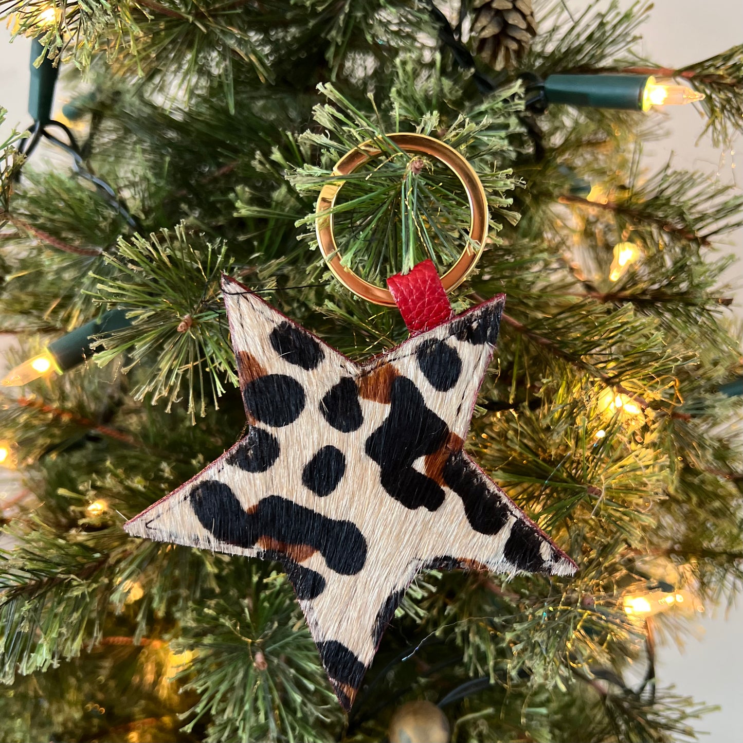 Leopard Star Keyring