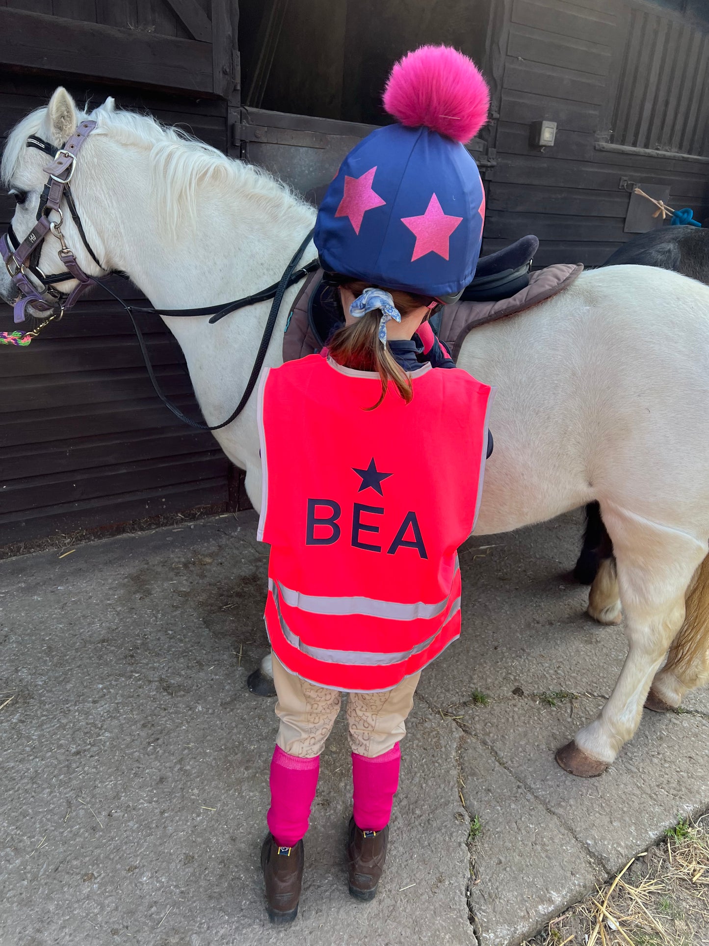 Personalised Hi Vis Jacket - Pink