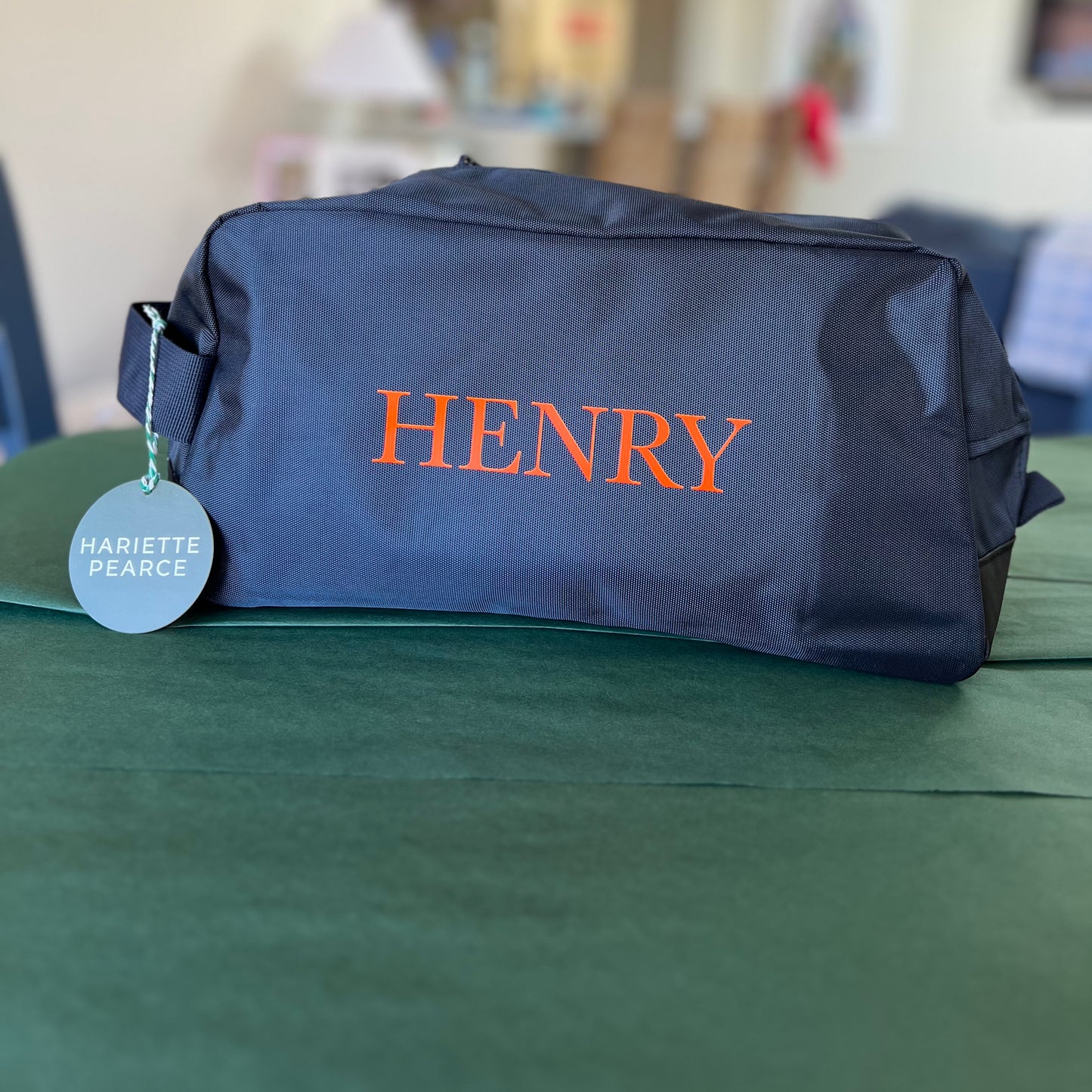 Personalised Boot Bag - Navy Blue