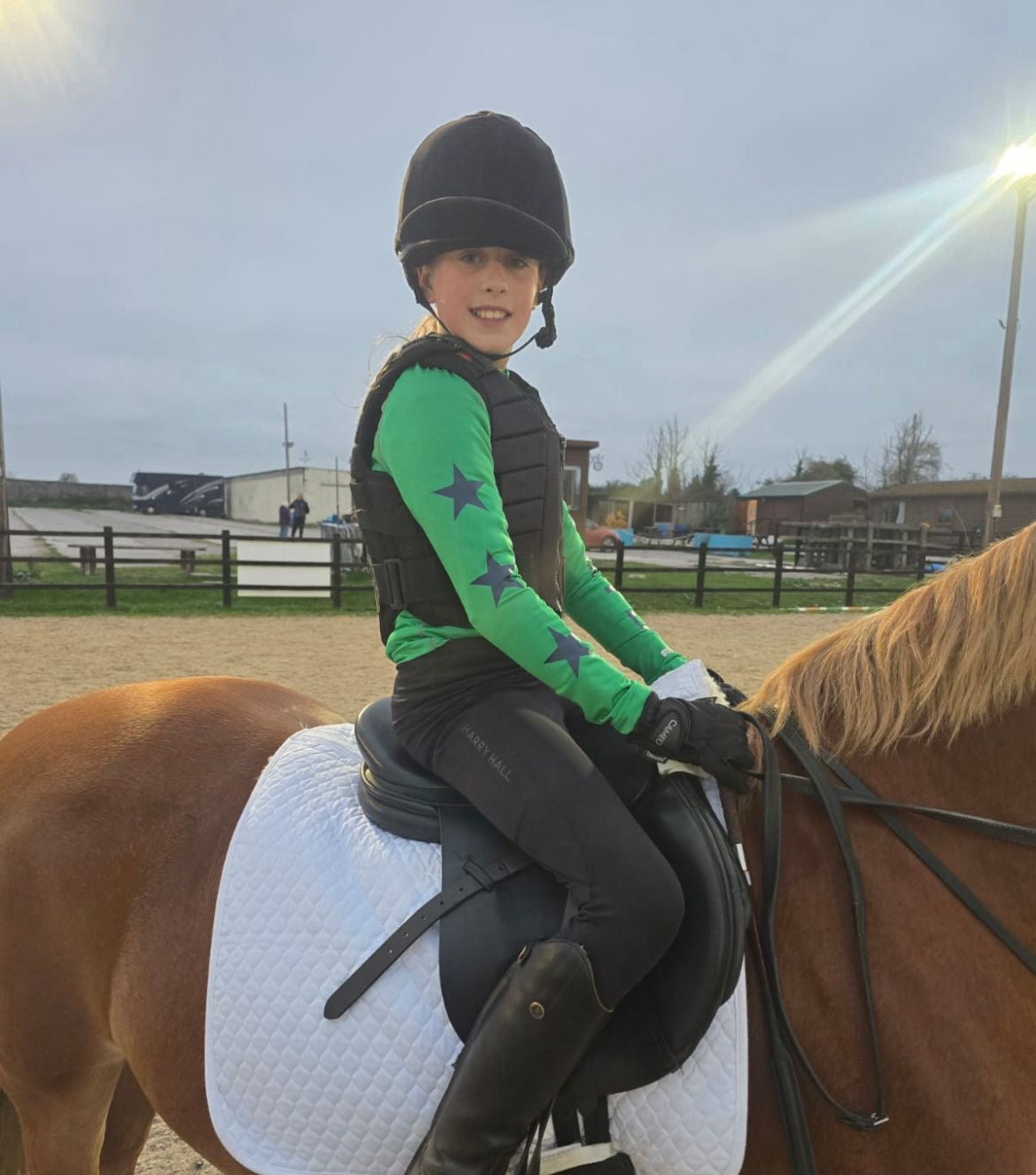 PRE ORDER - Childs Personalised Cross Country Base Layer - Green