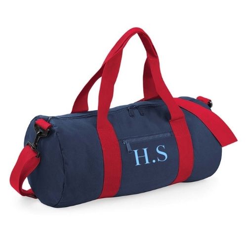 Personalised Holdall - Navy / Red