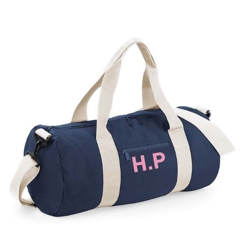 Personalised Holdall - Navy / Natural