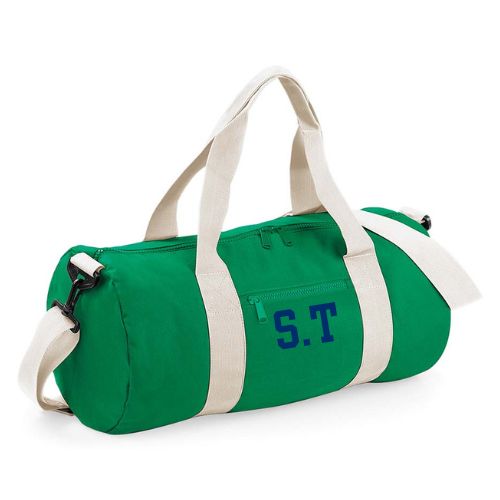 Personalised Holdall - Green / Natural