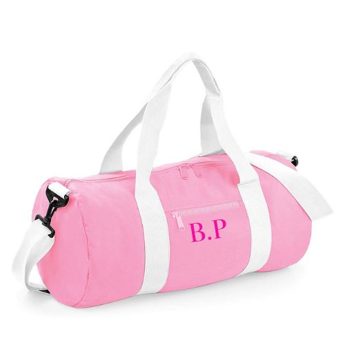 Personalised Holdall - Pink / White