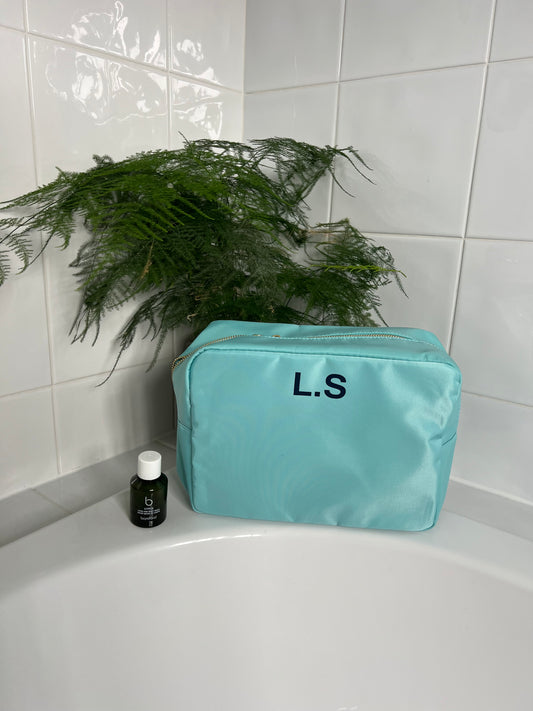 Personalised Wash Bag - Blue