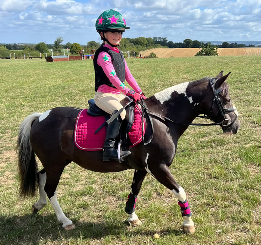 PRE ORDER - Childs Personalised Cross Country Base Layer - Pink
