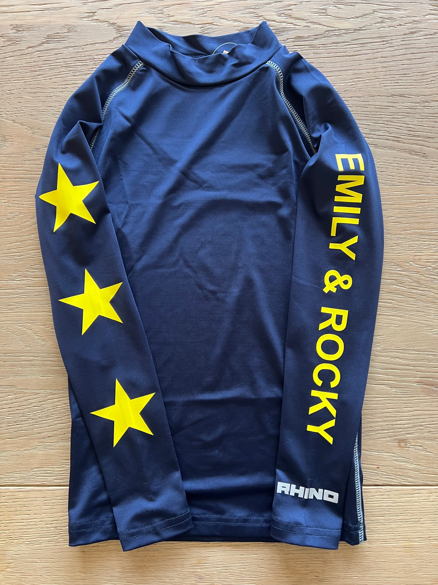 PRE ORDER - Childs Personalised Cross Country Base Layer - Navy Blue