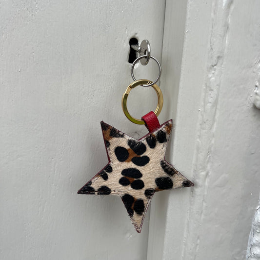 Leopard  Star Keyring