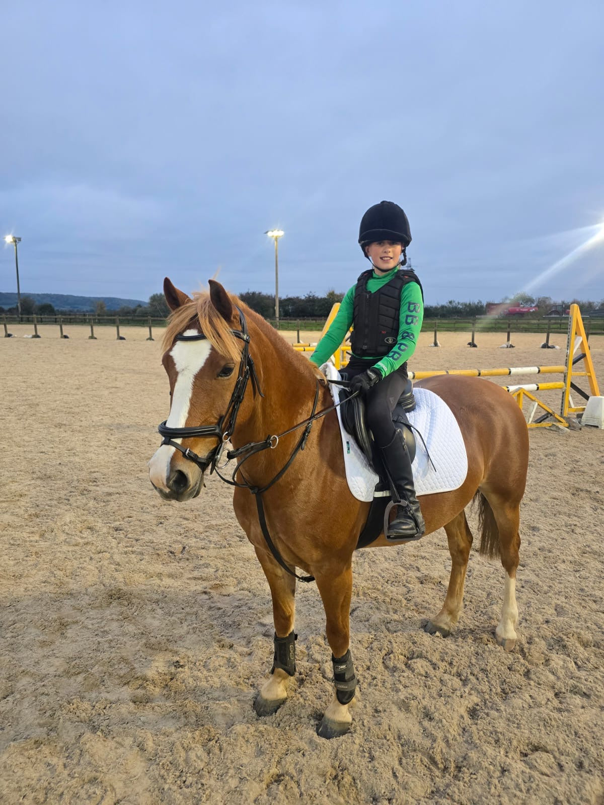 PRE ORDER - Childs Personalised Cross Country Base Layer - Green